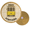 19cm cork round base