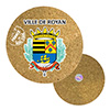 19cm cork round base