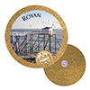 19cm cork round base