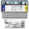 Plate Justin