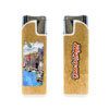 Rechargeable lighters with cork application