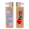 Rechargeable lighters with cork application