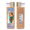 Rechargeable lighters with cork application