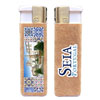 Rechargeable lighters with cork application