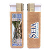 Rechargeable lighters with cork application